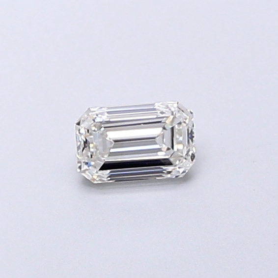 Actual 0.41 carat G Emerald lab-grown diamond