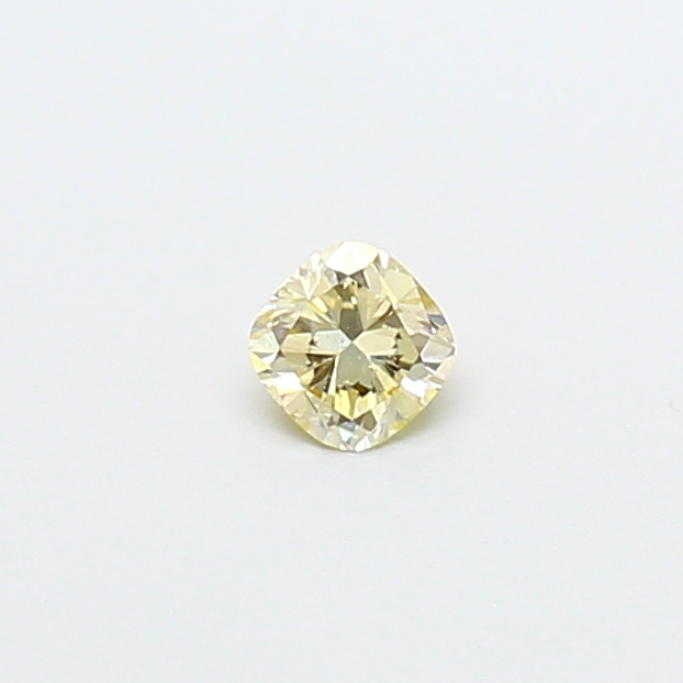 0.16 ct Cushion Fancy Vivid Yellow Lab-Grown Diamond