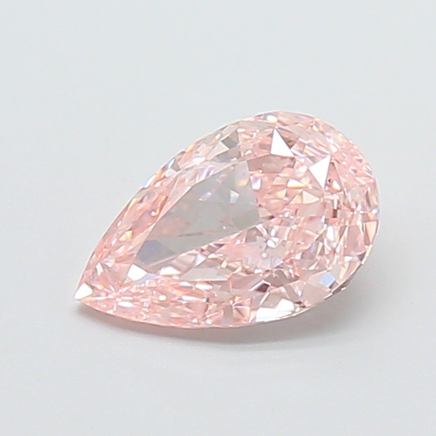 1.02 ct Pear, Fancy Intense Pink VVS2 IGI CVD