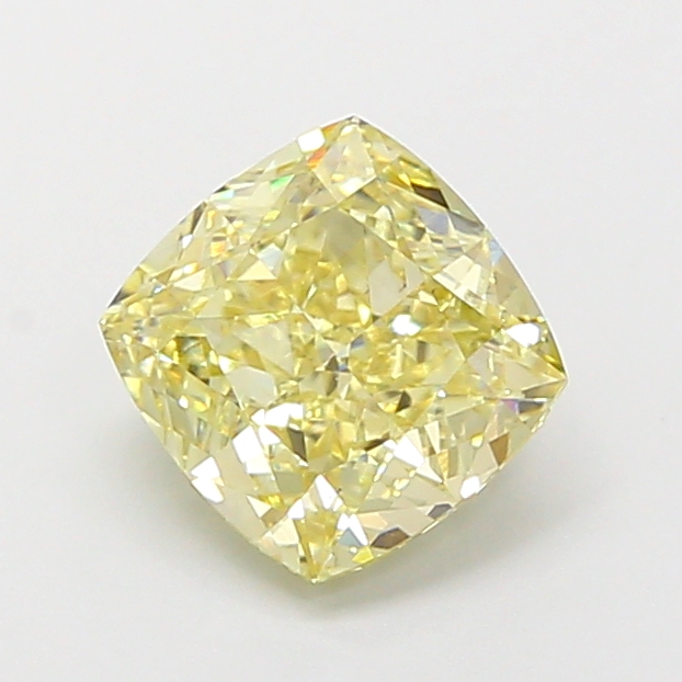 1.75 ct Yellow (Fancy) VS1 Cushion lab-grown diamond