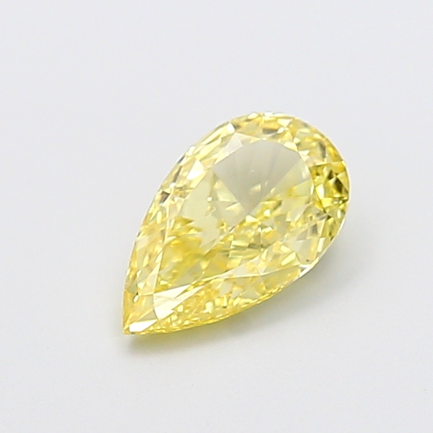 1.00 ct Pear Fancy Intense Yellow Lab-Grown Diamond