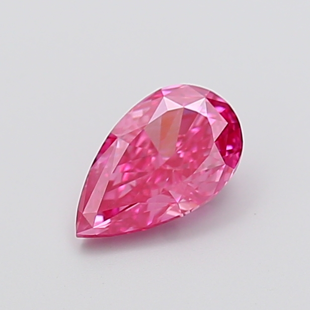 1.05 ct Pear Fancy Vivid Pink Lab-Grown Diamond
