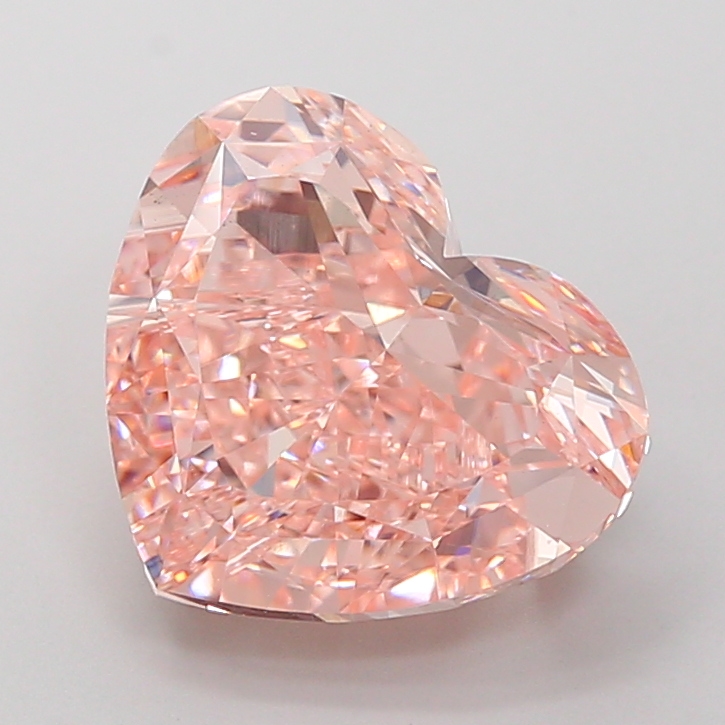 6.02 ct Heart Fancy Intense Pink Lab-Grown Diamond