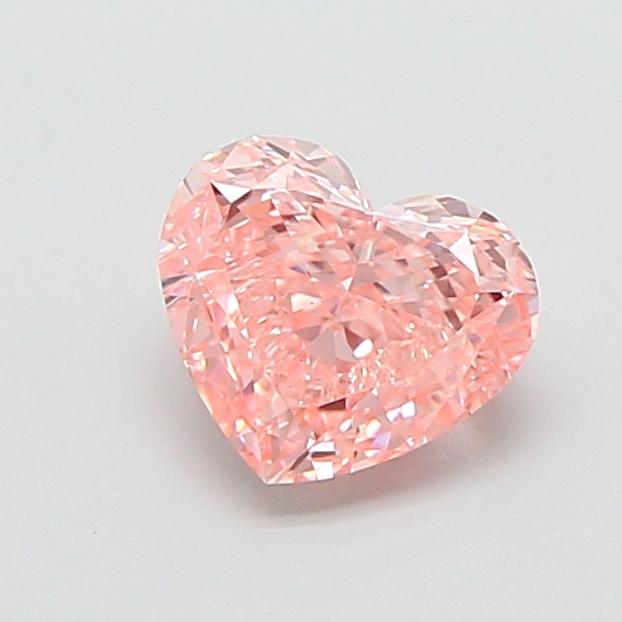 1.02 ct Heart Fancy Vivid Pink Lab-Grown Diamond