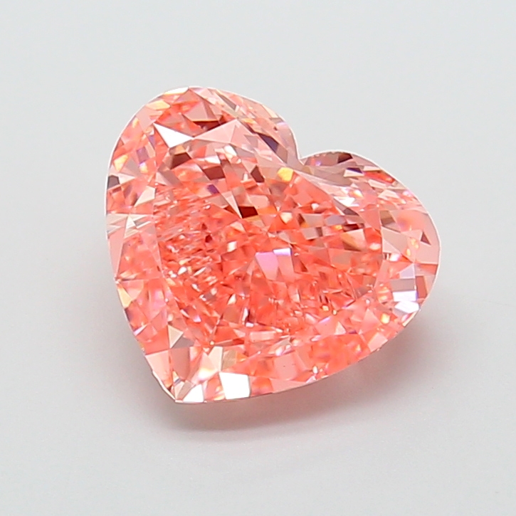 5.01 ct Heart Fancy Vivid Pink Lab-Grown Diamond