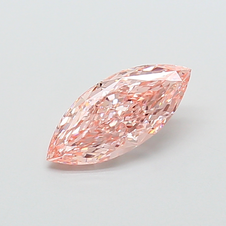1.72 ct Marquise Fancy Vivid Pink Lab-Grown Diamond
