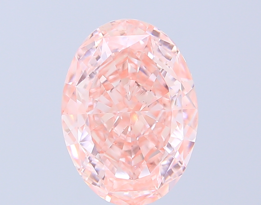 5.03 ct Oval, Fancy Intense Pink VS1 IGI CVD