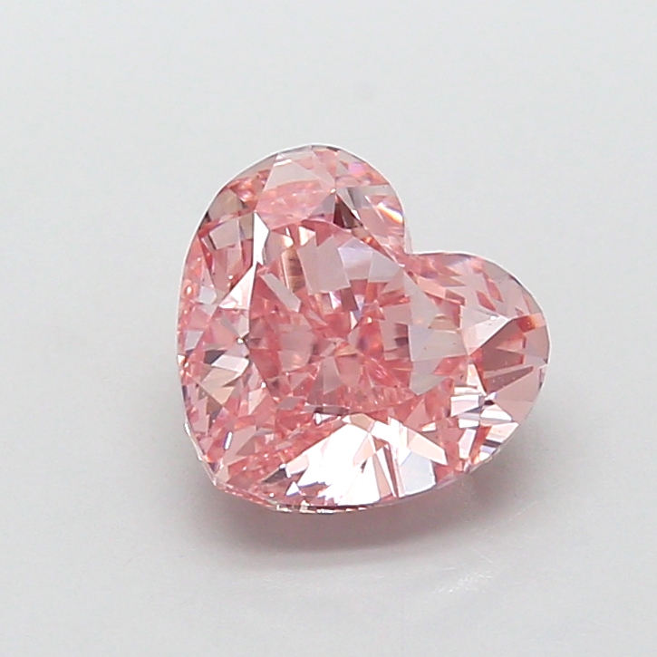 2.10 ct Pink (Intense) VS1 Heart Modified lab-grown diamond