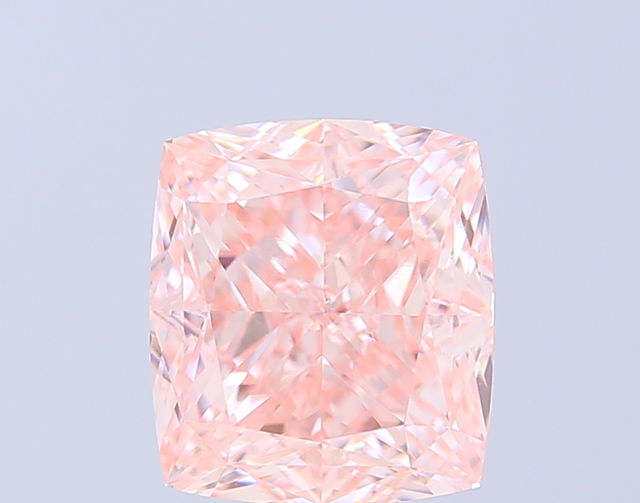 5.03 ct Cushion Fancy Intense Pink Lab-Grown Diamond
