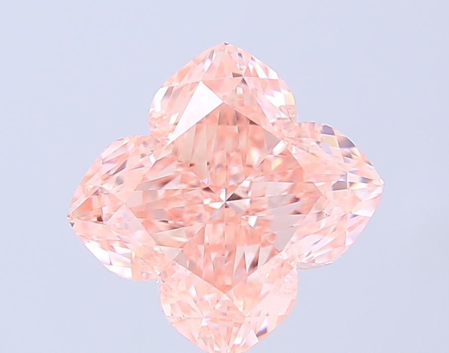 5.03 ct Lily Cut Fancy Intense Pink Lab-Grown Diamond