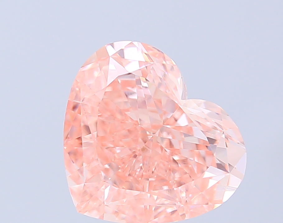 5.53 ct Heart Fancy Intense Pink Lab-Grown Diamond