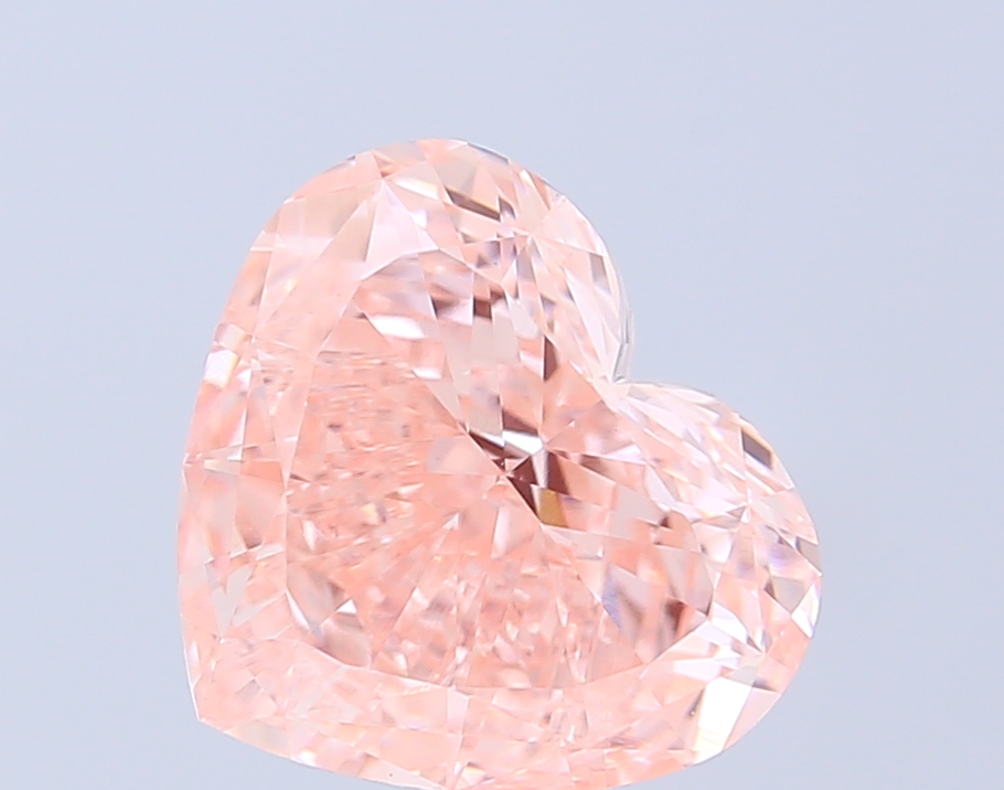 5.50 ct Heart Fancy Intense Pink Lab-Grown Diamond