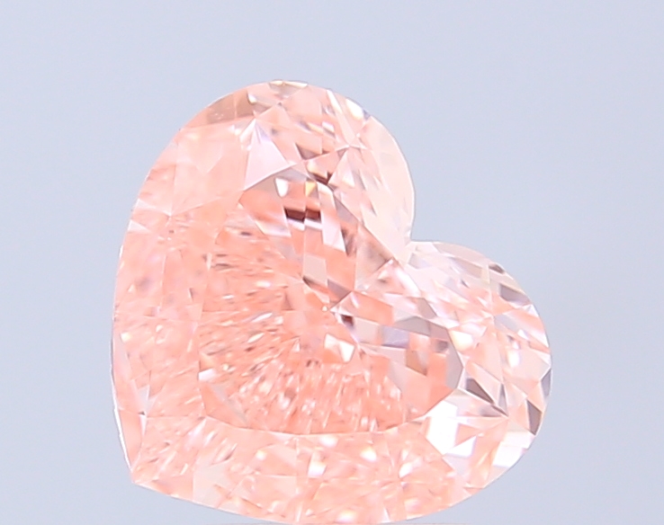 3.01 ct Heart Fancy Intense Pink Lab-Grown Diamond