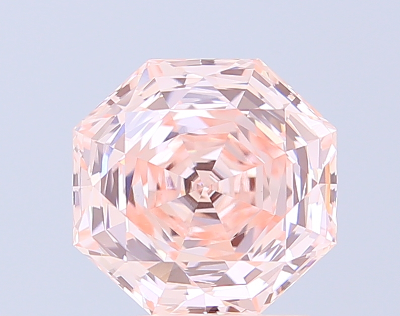 2.77 ct Octagonal, Fancy Pink VVS2 IGI CVD
