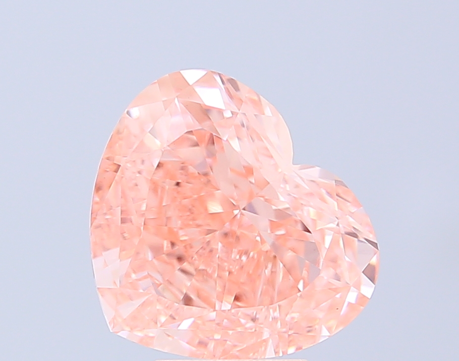 5.01 ct Heart Fancy Vivid Pink Lab-Grown Diamond