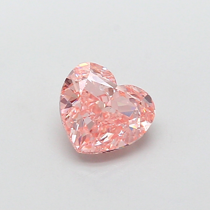 1.01 ct Pink (Intense) VS1 Heart Modified lab-grown diamond