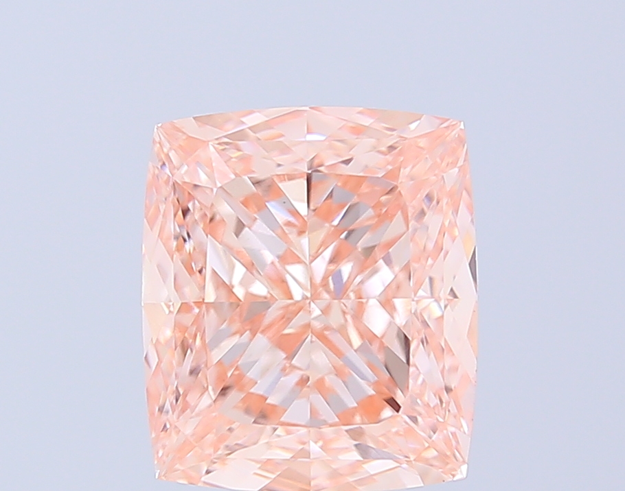 5.03 ct Cushion Fancy Intense Pink Lab-Grown Diamond