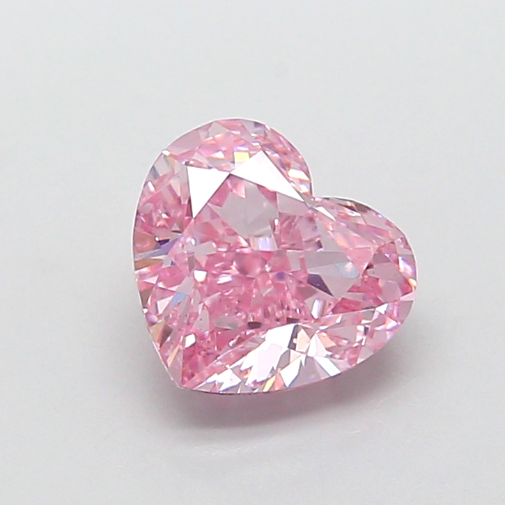 2.03 ct Pink (Vivid) VS1 Heart Modified lab-grown diamond