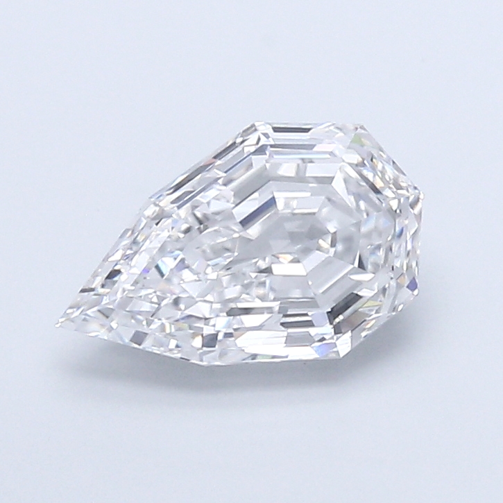 4.03 ct Pear Step lab grown diamond E VVS2