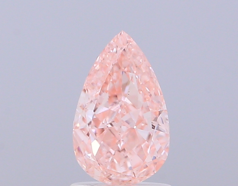 1.00 ct Pear, Fancy Intense Pink VS2 IGI CVD