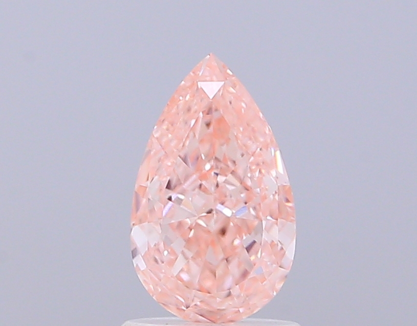 1.01 ct Pear, Fancy Intense Pink VVS2 IGI CVD