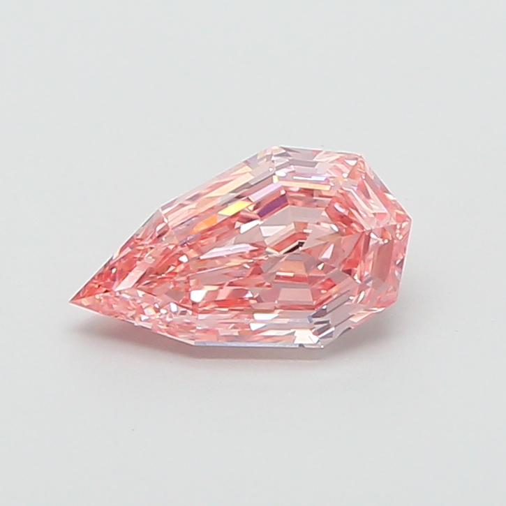 1.87 ct Pink (Intense) VVS2 Modified Pear Step Cut lab-grown diamond
