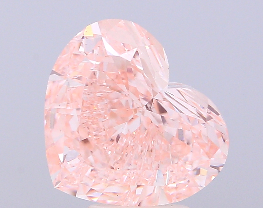 5.05 ct Heart, Fancy Intense Pink VS2 IGI CVD