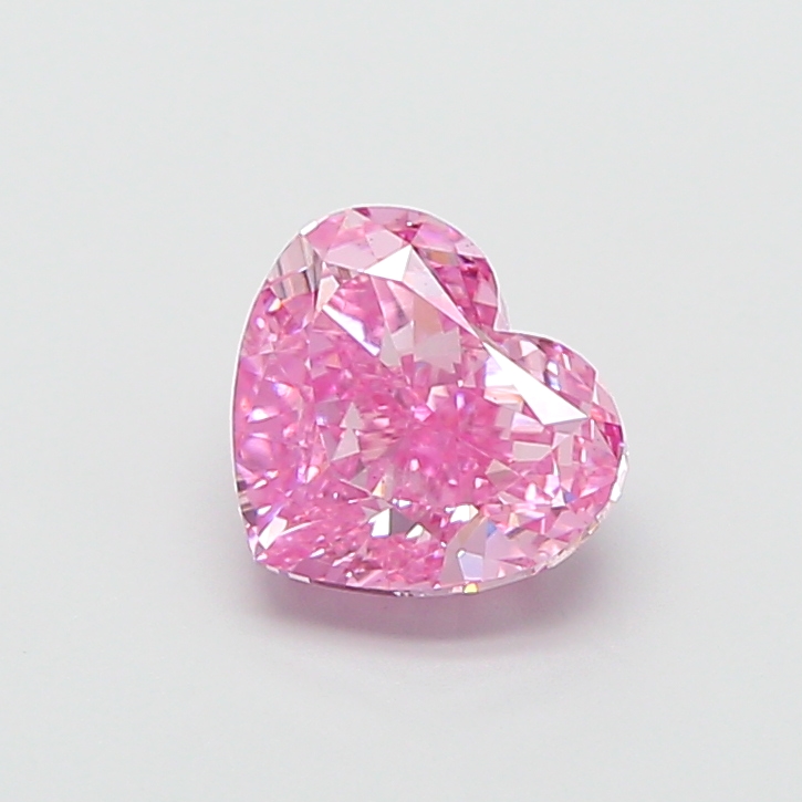 2.45 ct Pink (Vivid) VS1 Heart Modified lab-grown diamond