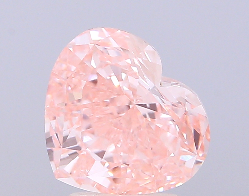 3.01 ct Heart, Fancy Intense Pink VVS2 IGI CVD
