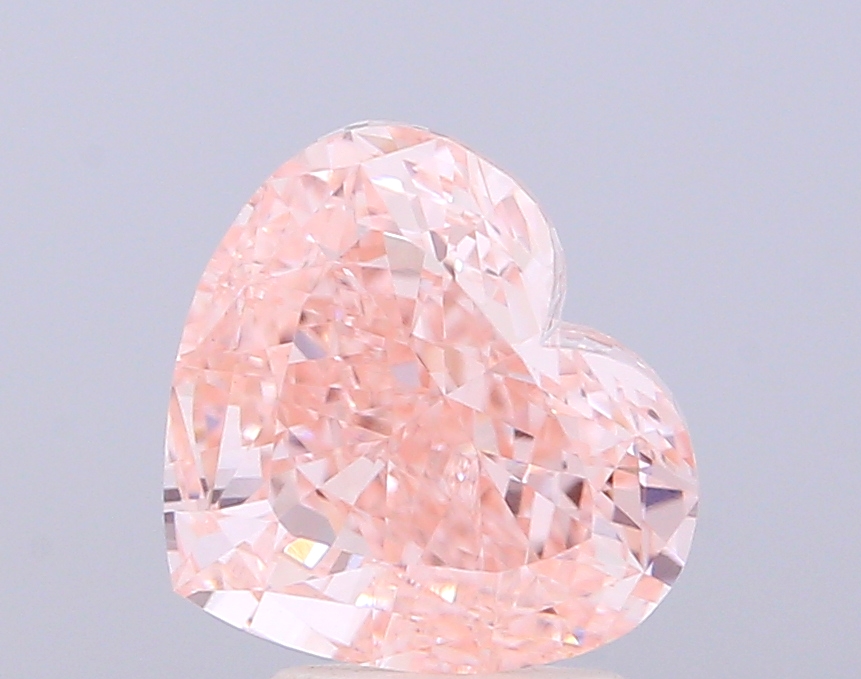 3.02 ct Heart, Fancy Intense Pink VVS2 IGI CVD