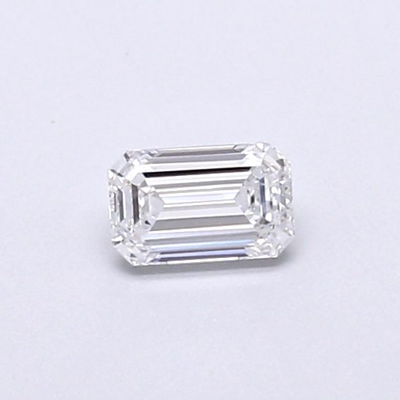 Actual 0.29 carat D Emerald lab-grown diamond