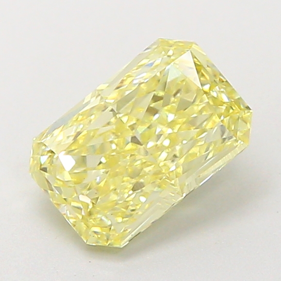 1.08 ct Radiant Fancy Light Yellow Lab-Grown Diamond
