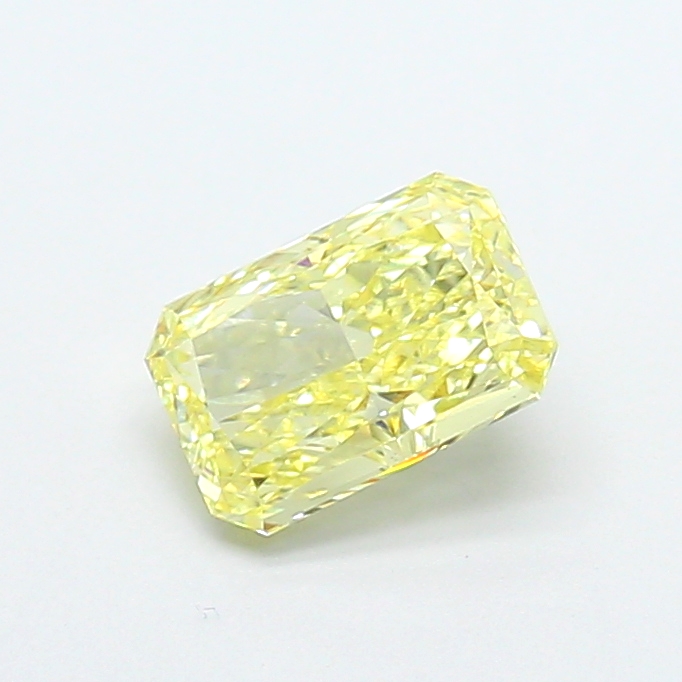 1.19 ct Radiant Fancy Light Yellow Lab-Grown Diamond