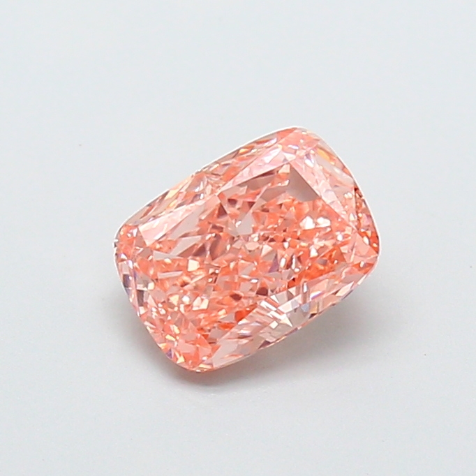 1.27 ct Pink (Intense) VVS2 Cushion lab-grown diamond
