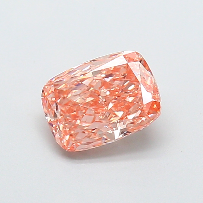 1.55 ct Pink (Intense) VS1 Cushion lab-grown diamond