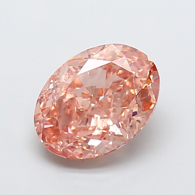 2.58 ct Pink (Intense) VS1 Oval Modified lab-grown diamond