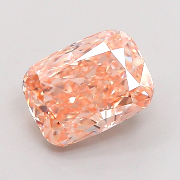 1.72 ct Pink (Intense) VS2 Cushion lab-grown diamond
