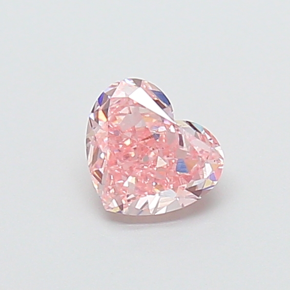 0.55 ct Heart Fancy Vivid Pink Lab-Grown Diamond