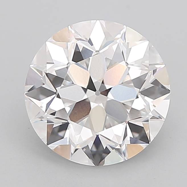 4.10 carat Euro Cut lab grown diamond, E VVS2, IGI certified