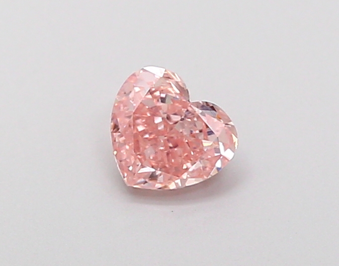 0.39 ct Pink (Fancy) VS1 Heart Modified lab-grown diamond