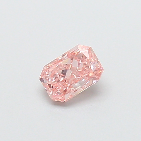 0.36 ct Pink (Vivid) SI1 Radiant lab-grown diamond