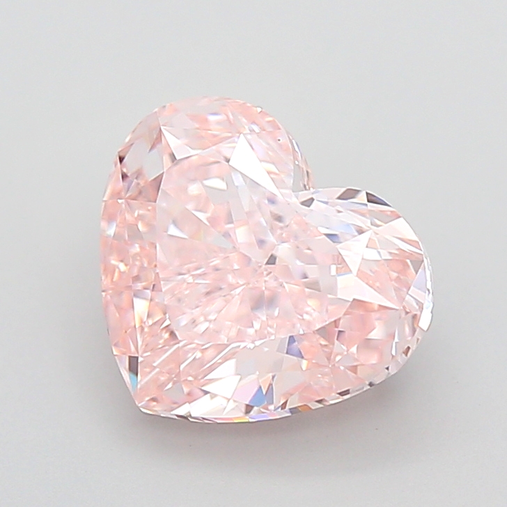 3.01 ct Heart Fancy Light Pink Lab-Grown Diamond