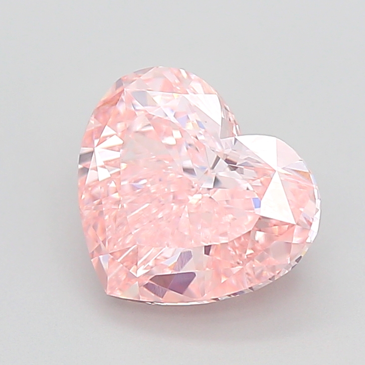 3.03 ct Heart Fancy Intense Pink Lab-Grown Diamond
