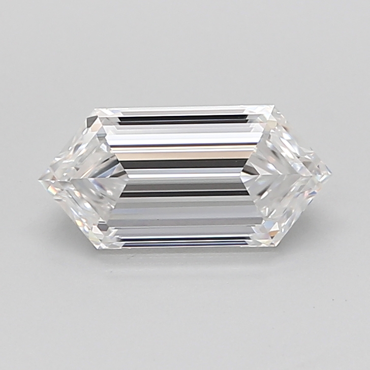 1.16 carat Hexagon lab grown diamond, D VVS2, IGI certified