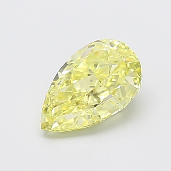 1.14 ct Yellow (Fancy) VS2 Pear Modified lab-grown diamond
