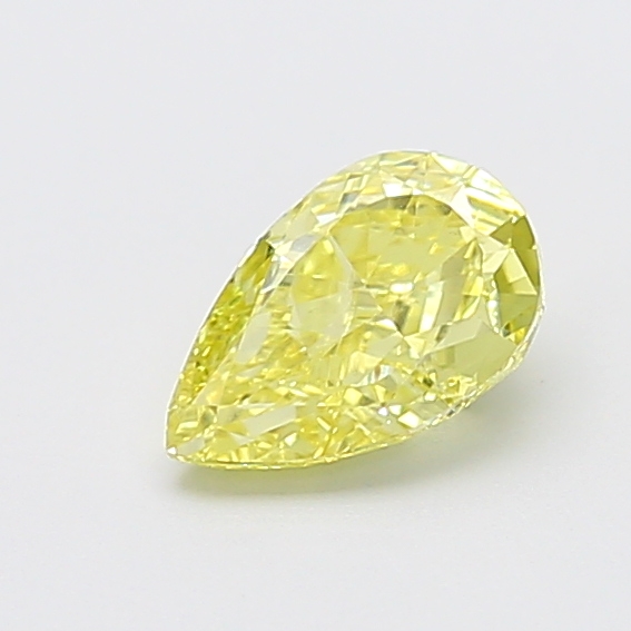 1.10 ct Yellow (Intense) VS1 Pear Modified lab-grown diamond