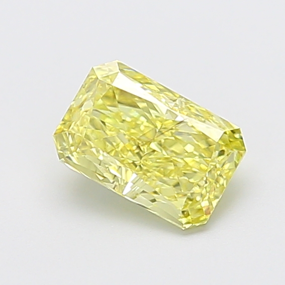 1.16 ct Yellow (Intense) SI1 Radiant lab-grown diamond