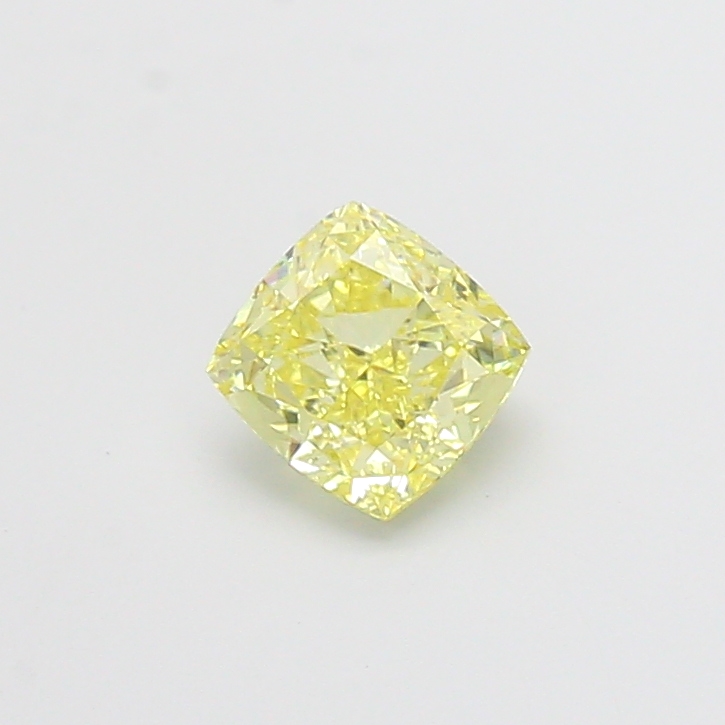 1.12 ct Yellow (Intense) VS1 Square Cushion lab-grown diamond