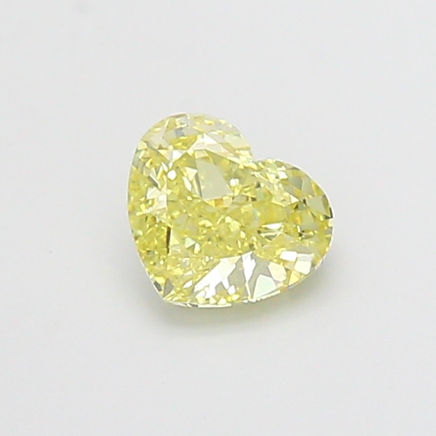 1.01 ct Yellow (Intense) VVS2 Heart Modified lab-grown diamond
