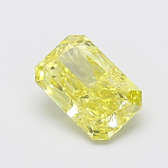 1.16 ct Yellow (Intense) VS1 Radiant lab-grown diamond